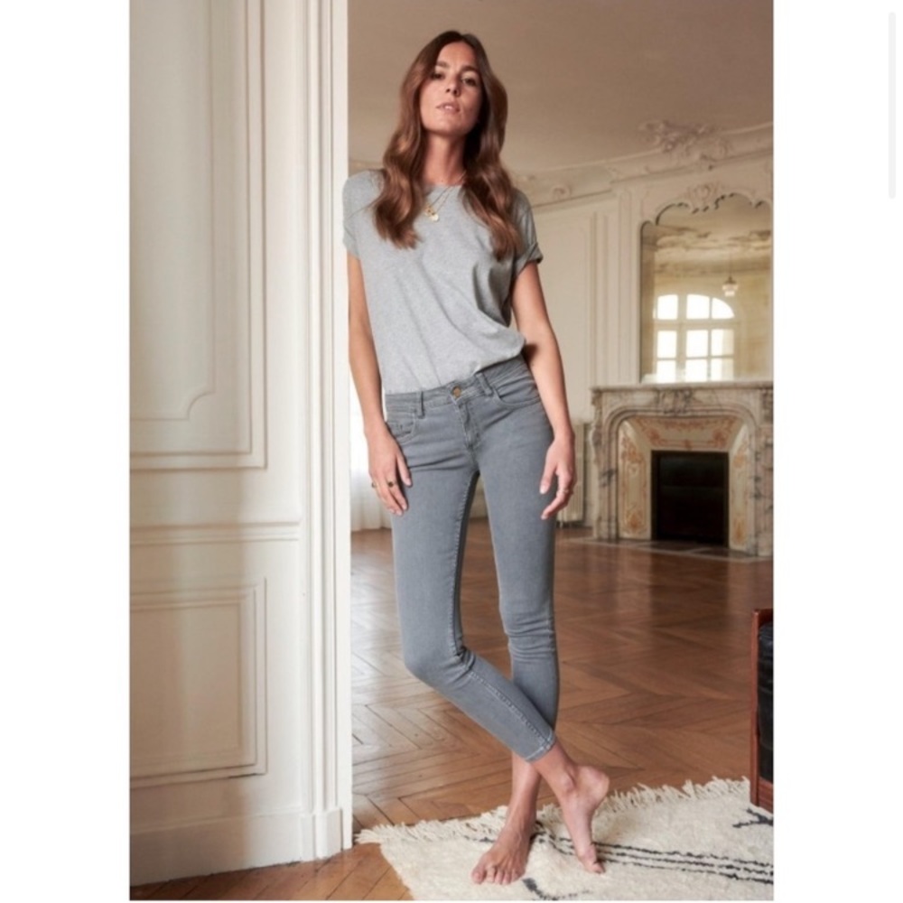 Sezane The Perfect 7/8th Slim Jeans Size 26